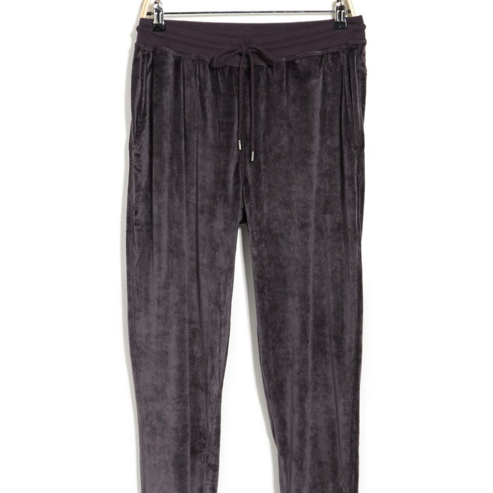 DANIEL BUCHLER Velour Drawstring Pants “with Cuffs” (PLEASE READ DESCRIPTION)